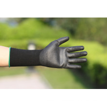 SRSAFETY 13 gauge coated black PU safety working gloves